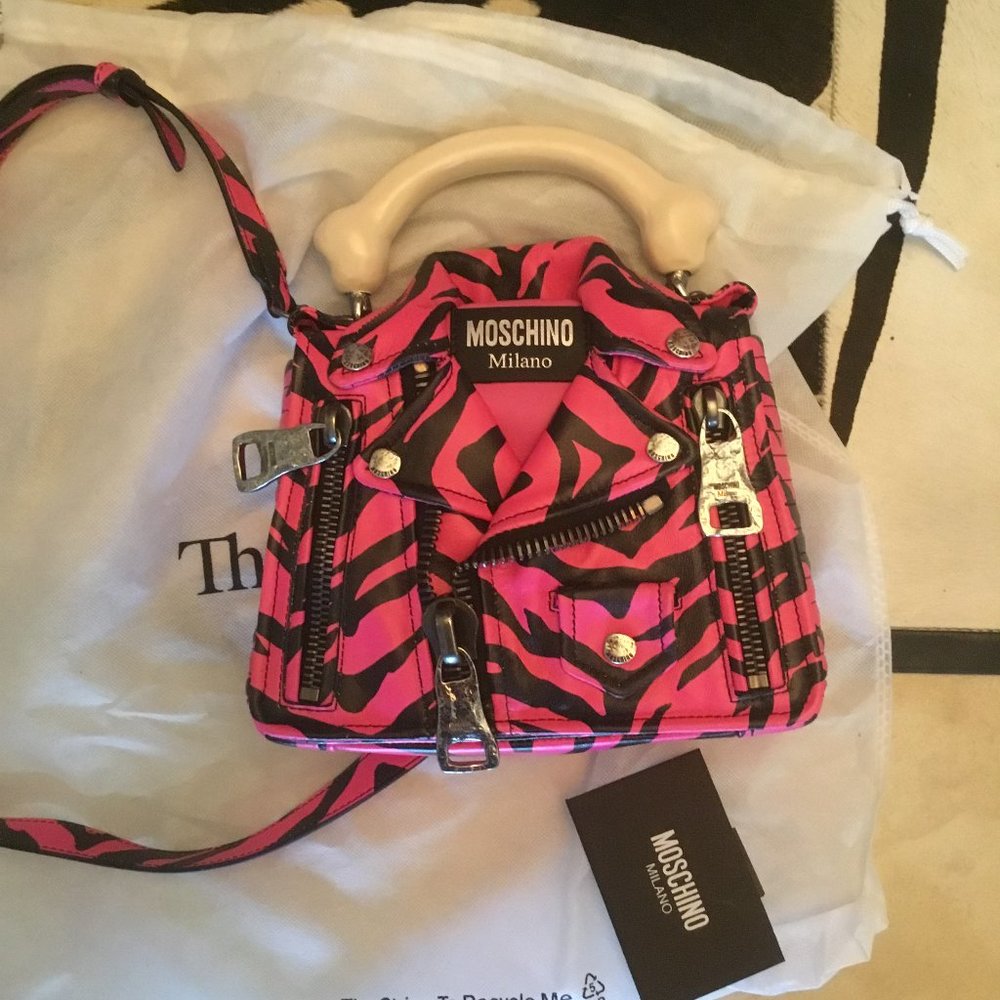 Moschino The  Flintstones collection Bag New $4500.00